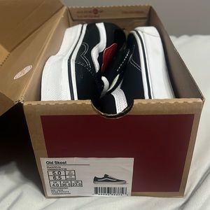 VANS OLD SKOOL WNS 6.5 BLACK/WHITE